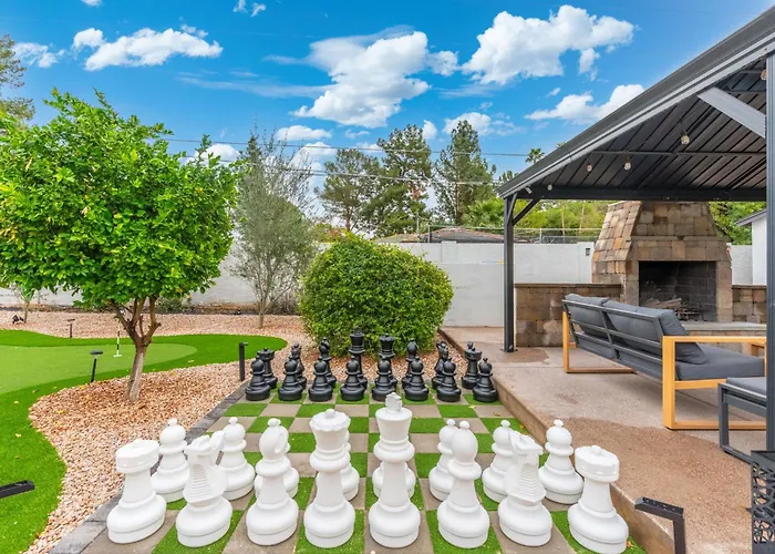 Heated Pool Pickleball Mini Putt Gym Sleeps 24 Ferienhaus Phoenix
